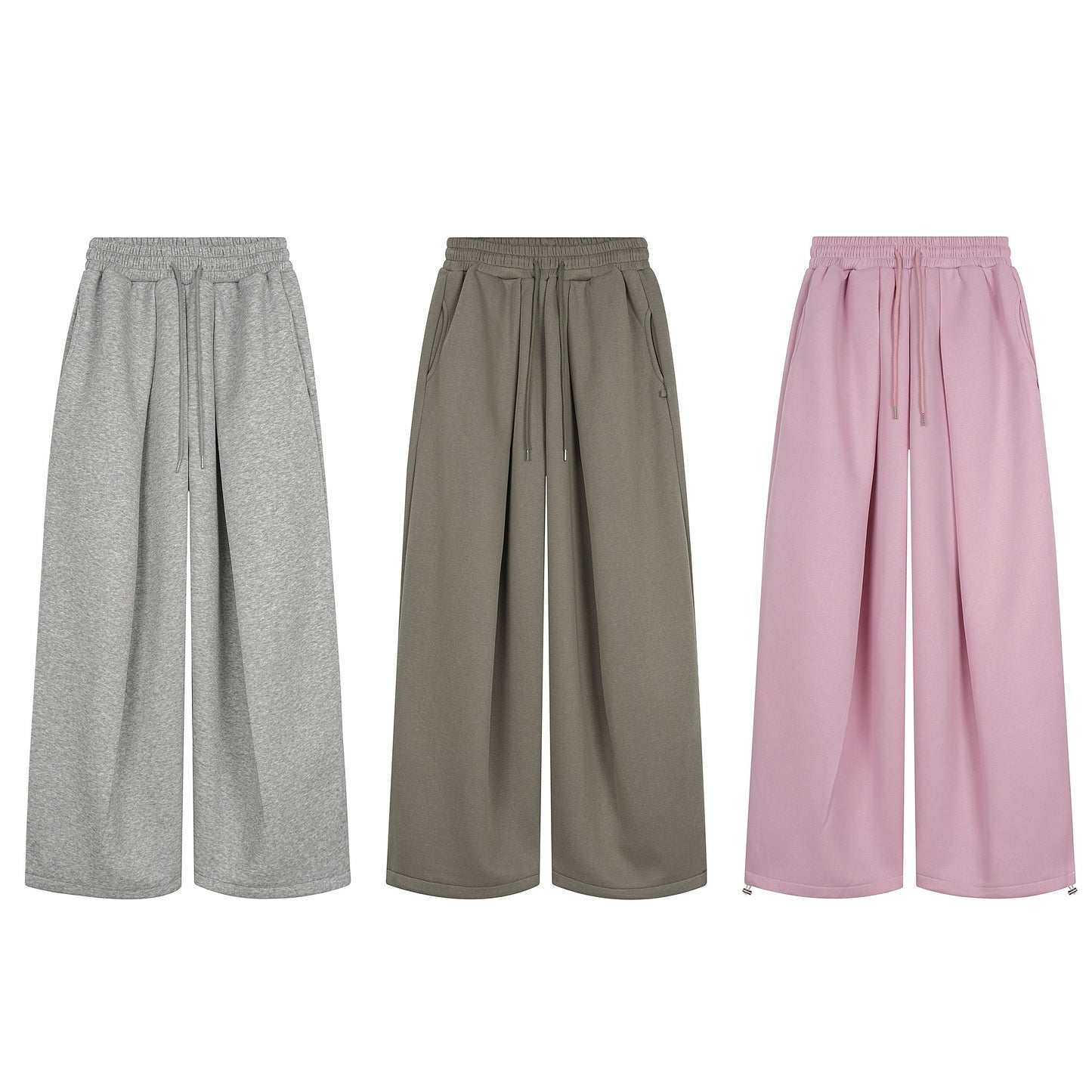 CapCabin Essential Wide-Leg Sweatpants