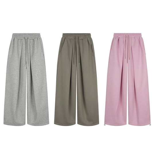 CapCabin Essential Wide-Leg Sweatpants