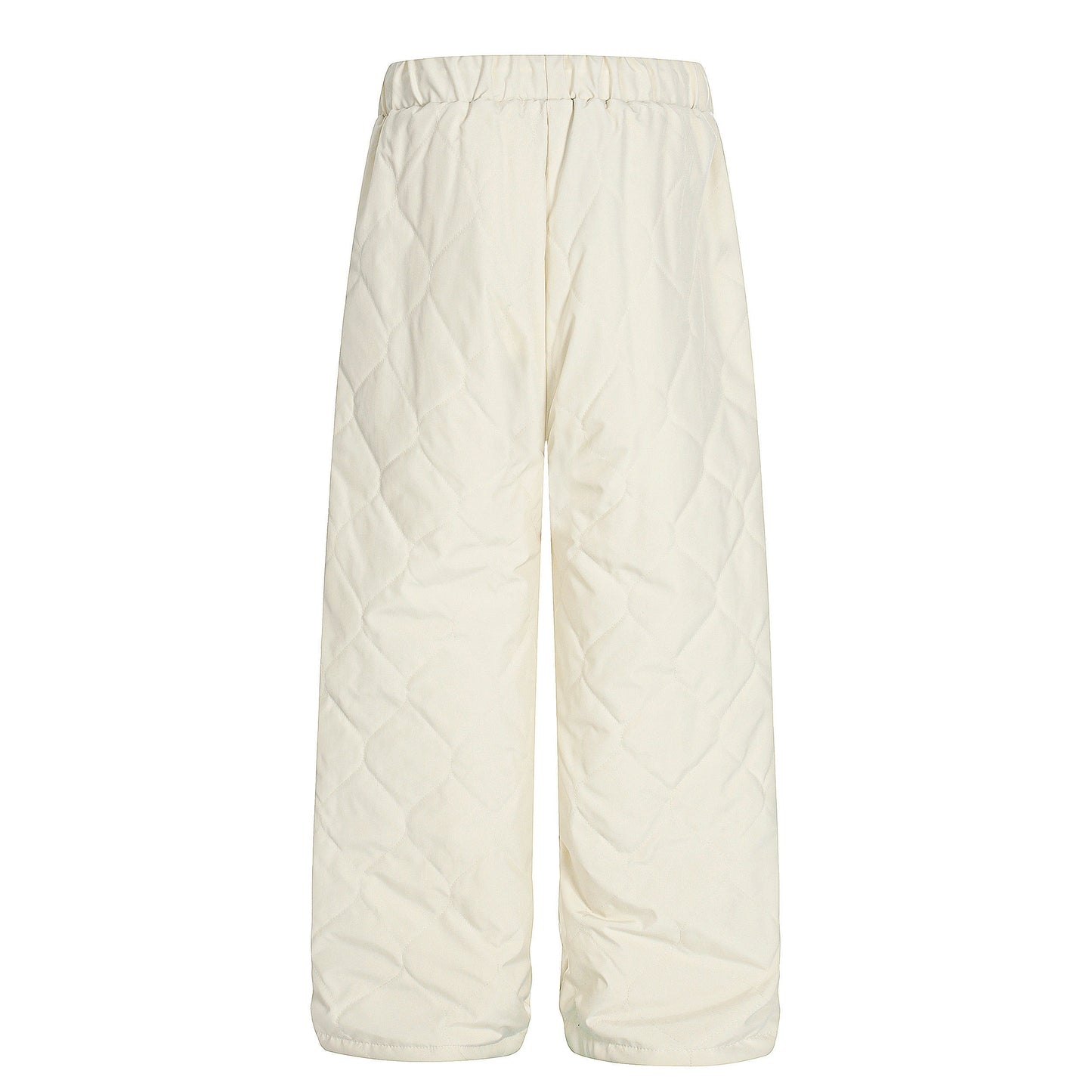 CapCabin Quilted Track Wide-Leg Pants