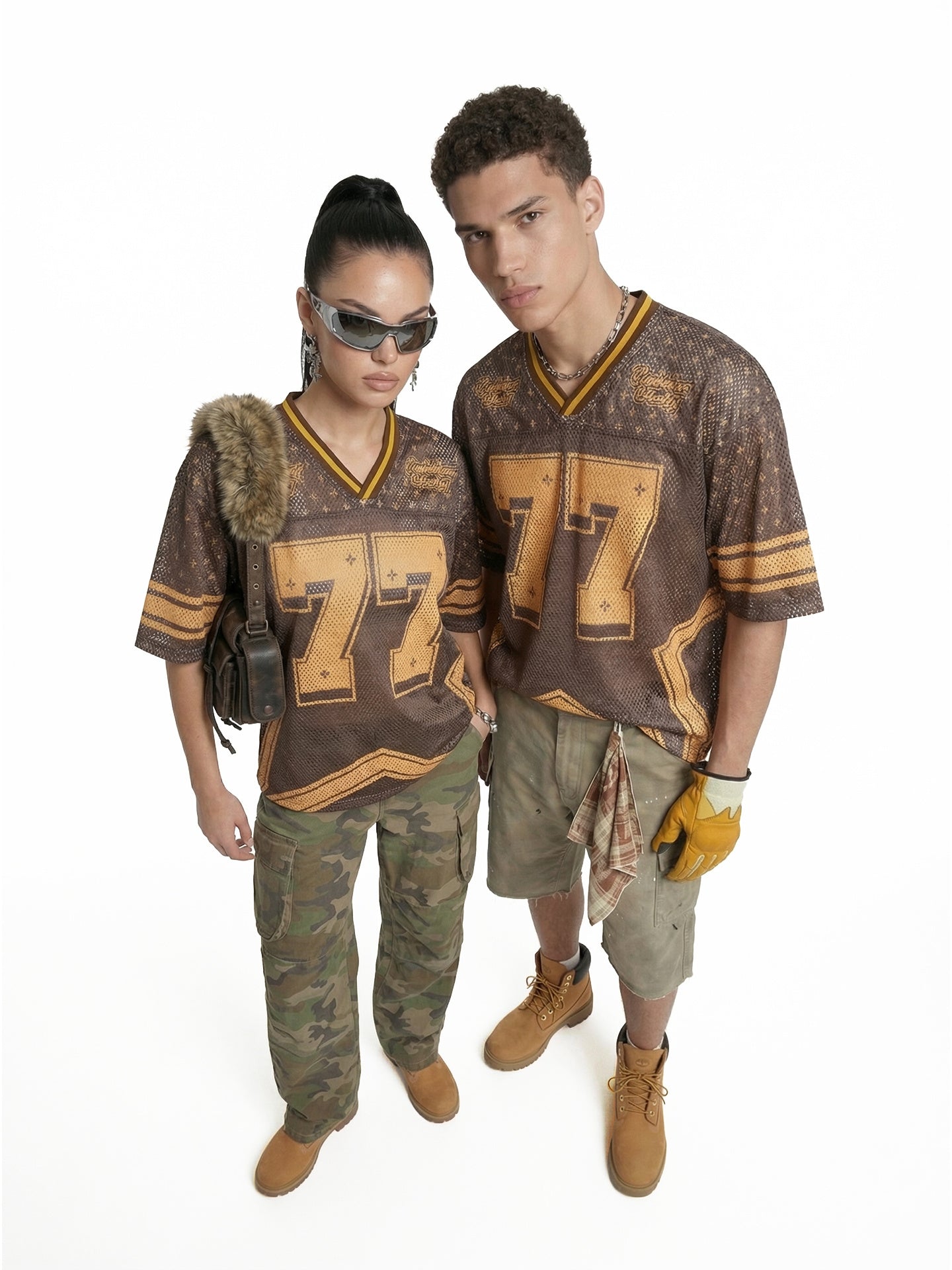 CapCabin “Retro Star 77” Mesh Jersey T-Shirt