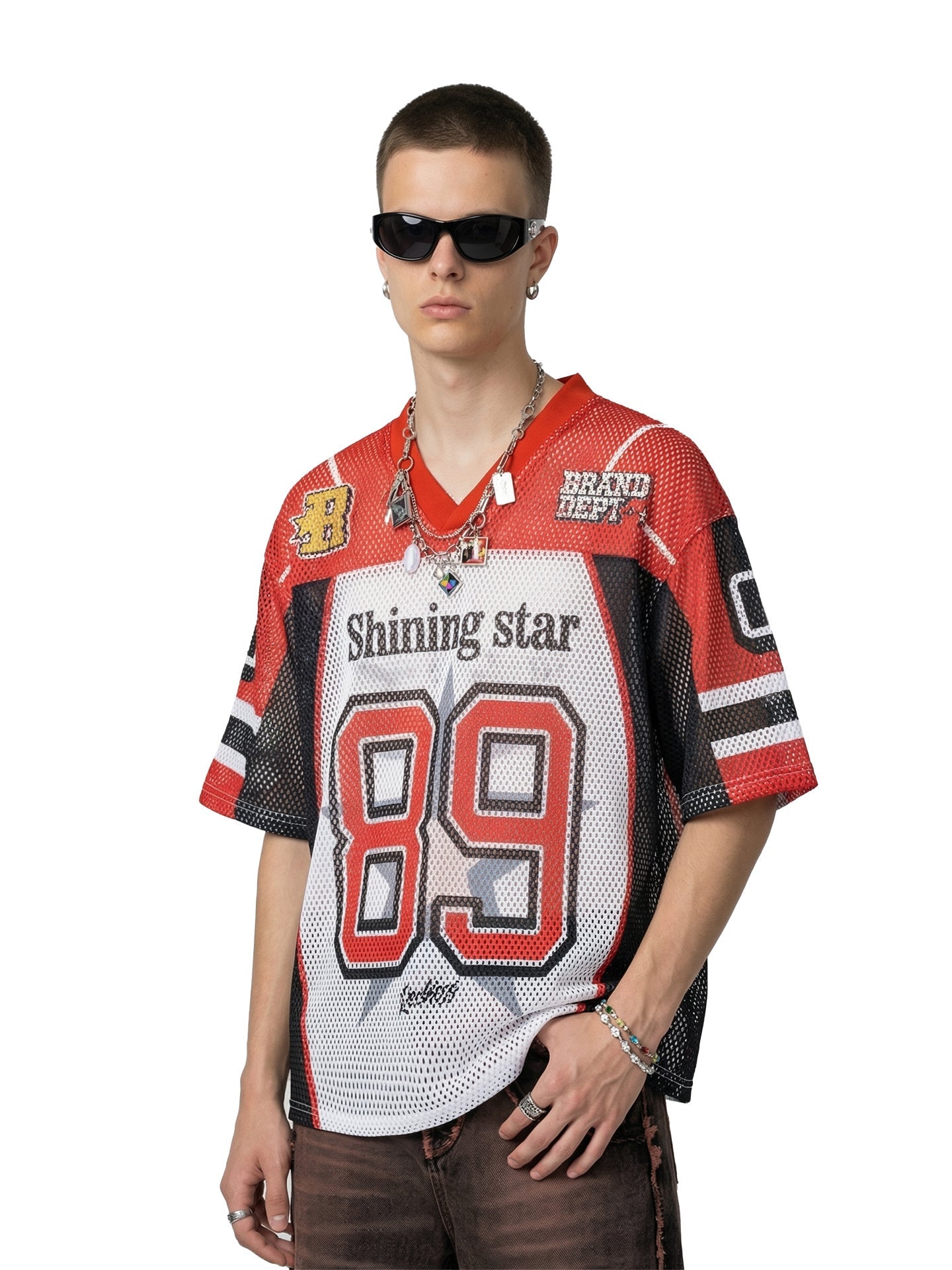 CapCabin “Shining Star 89” Mesh Jersey T-Shirt