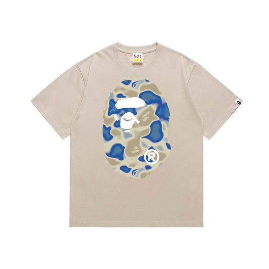 BAPE Blue Camo Ape Head T-Shirt