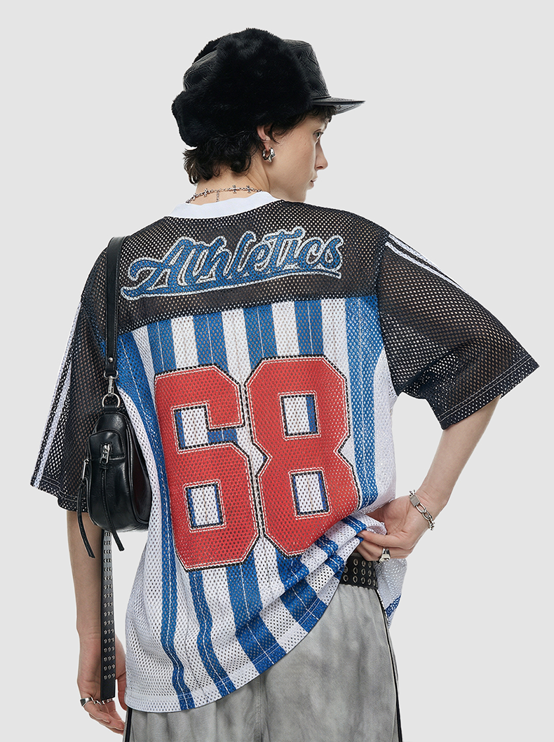 CapCabin “Athletics 68” Mesh Jersey T-Shirt