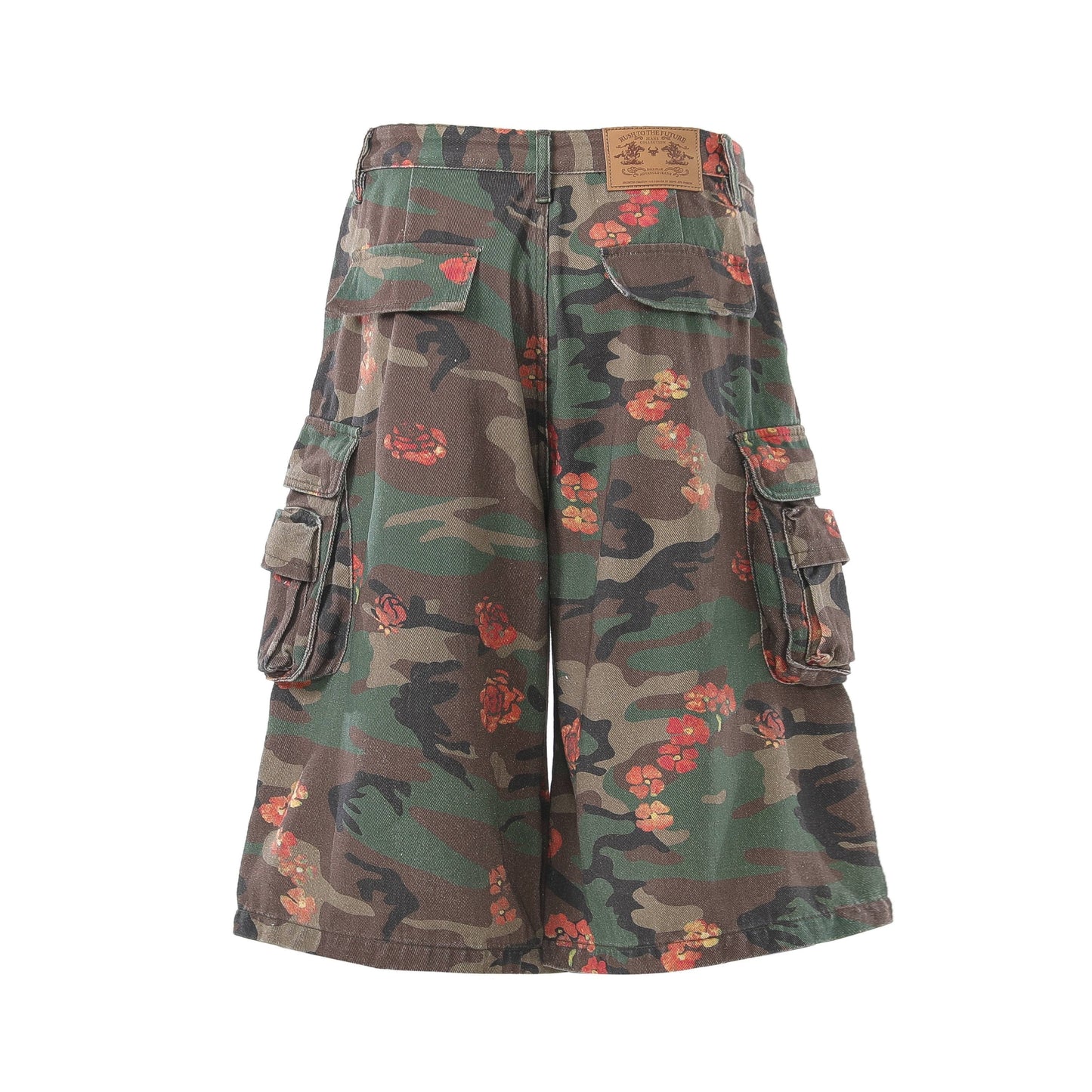 CapCabin “Floral Camo Cargo Shorts”