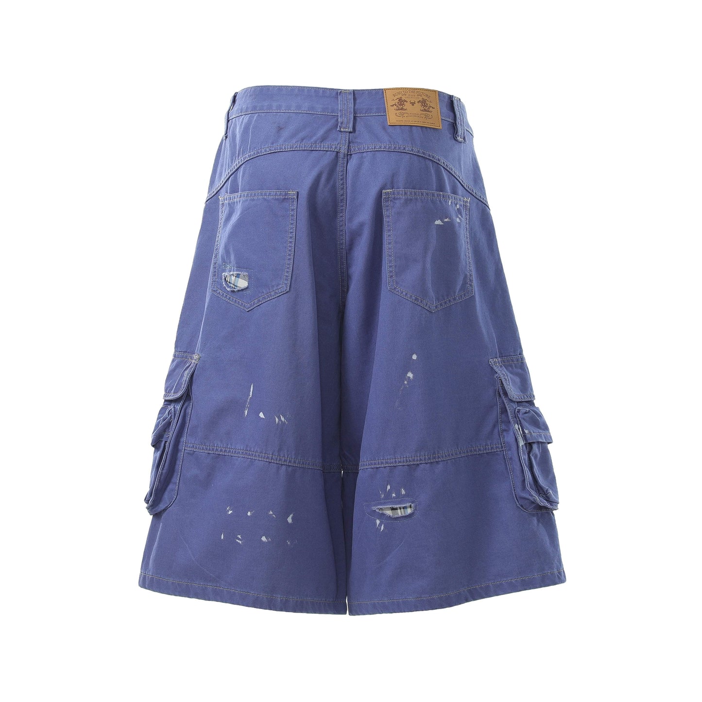CapCabin “Distressed Utility Cargo Shorts”