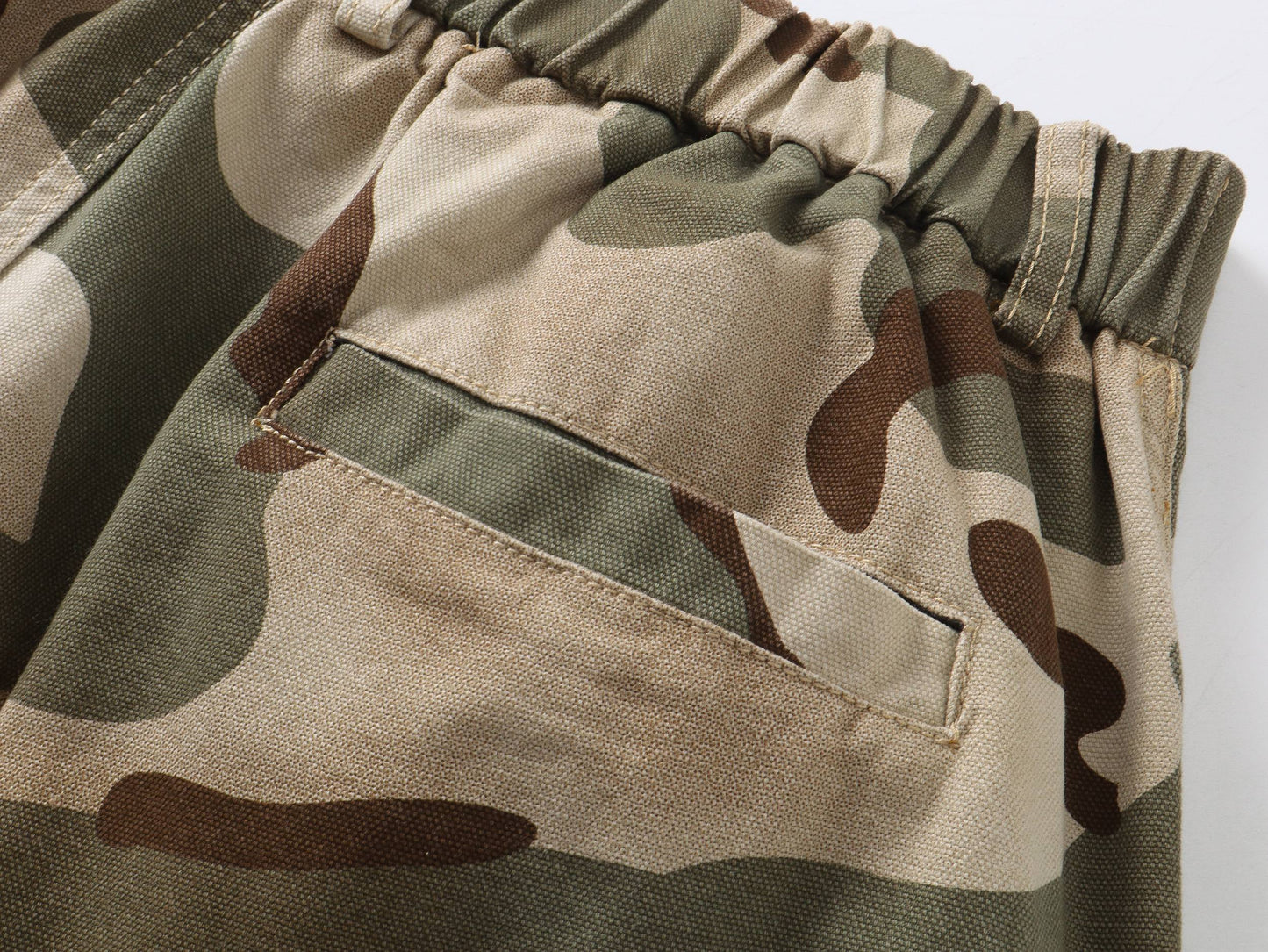 CapCabin “Urban Camo Wide-Leg Pants”