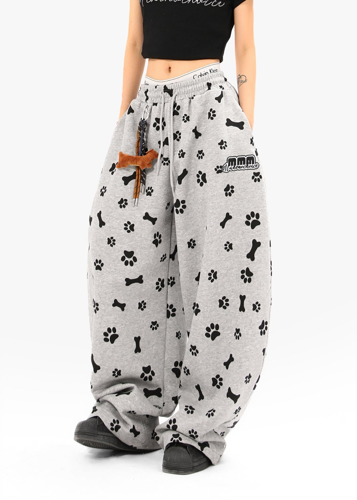 CapCabin Paw Print Lounge Pants