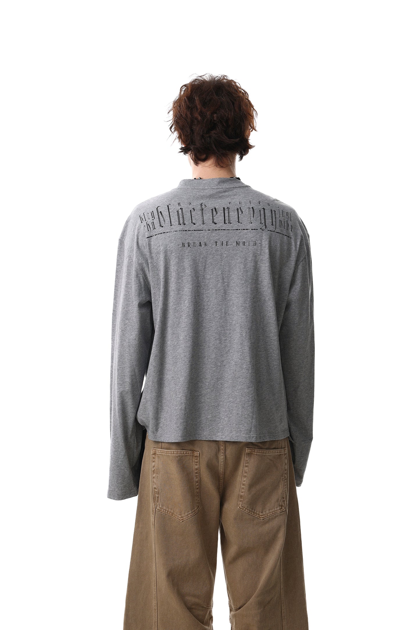 CapCabin Graphic Henley Long Sleeve Tee
