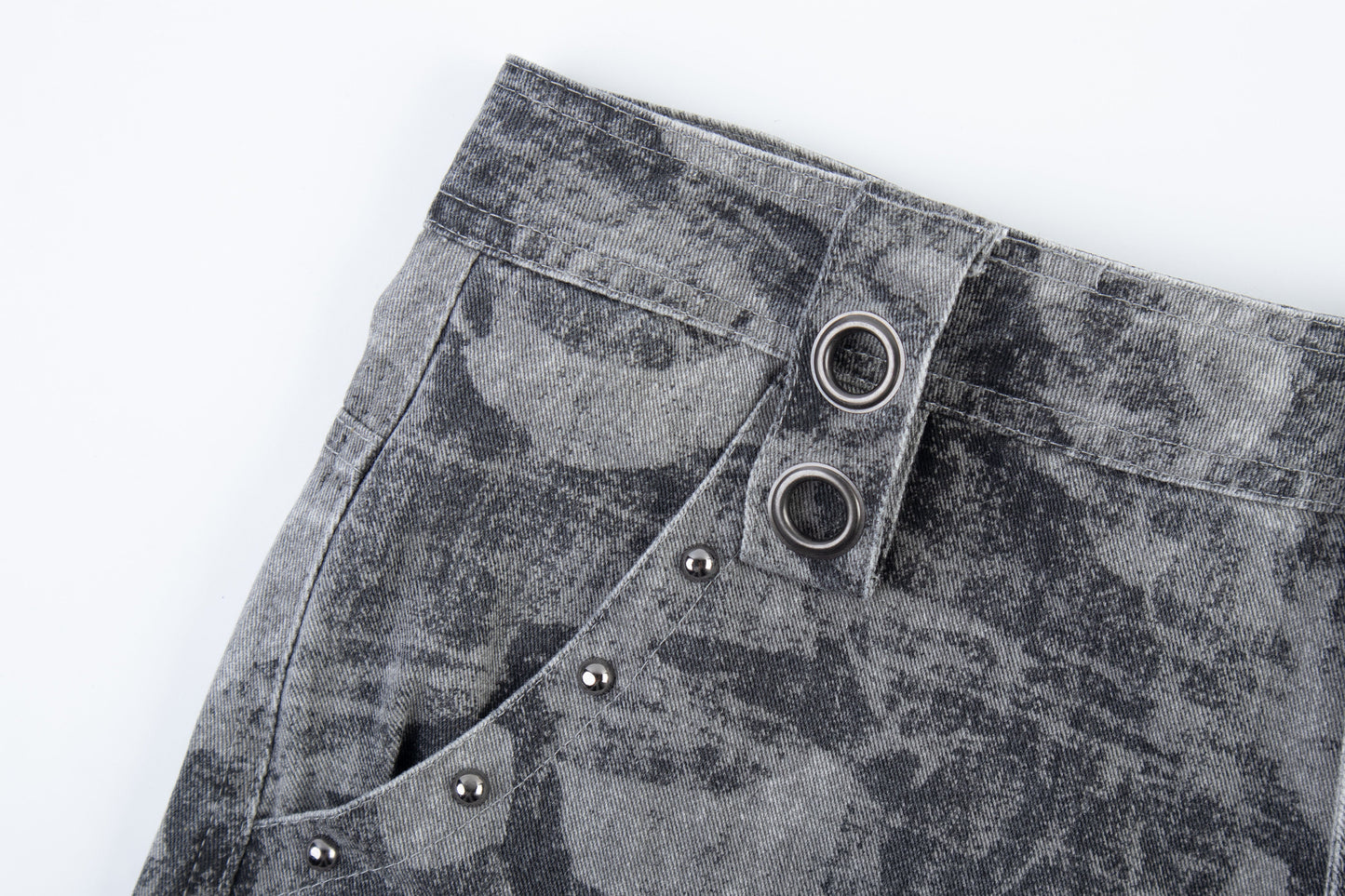 CapCabin Distressed Multi-Pocket Cargo Pants