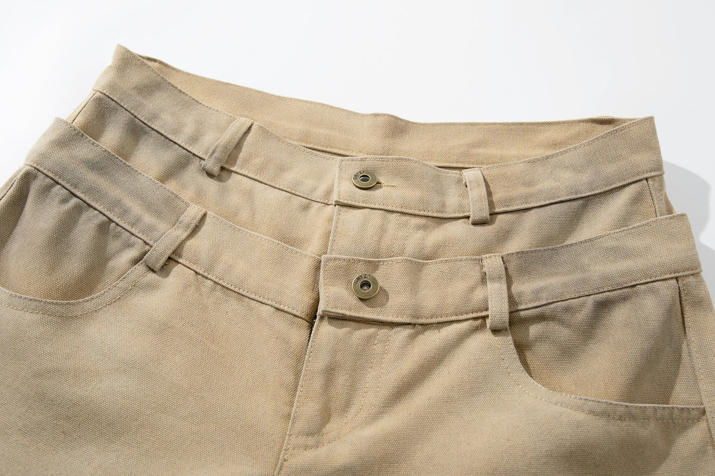 CapCabin Vintage Workwear Wide-Leg Pants