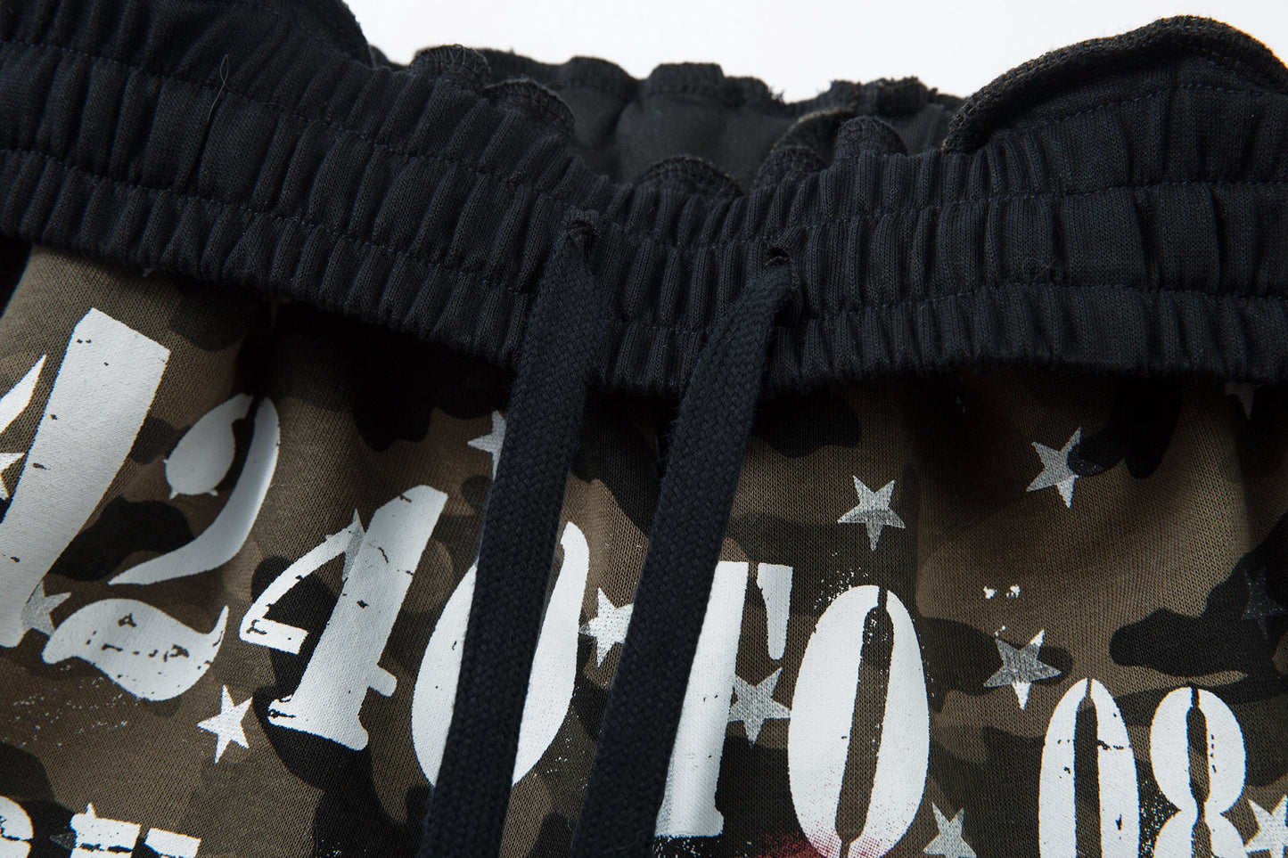 CapCabin Star Camo Wide-Leg Sweatpants