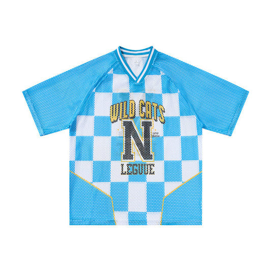CapCabin “Wild Cats N” Mesh Jersey T-Shirt