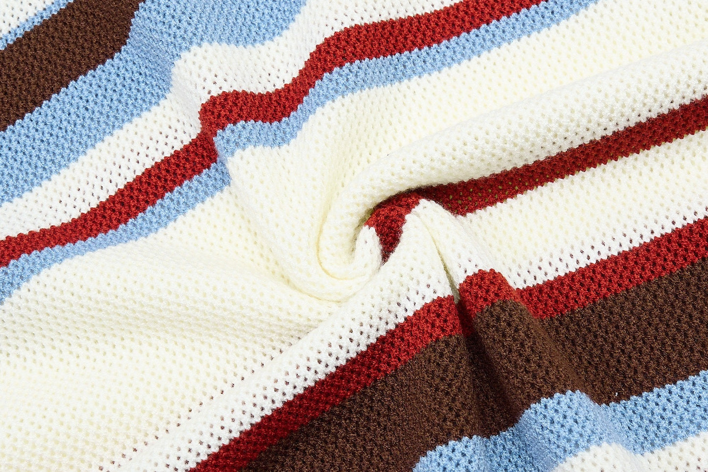 CapCabin “Retro Stripe Knit Polo”
