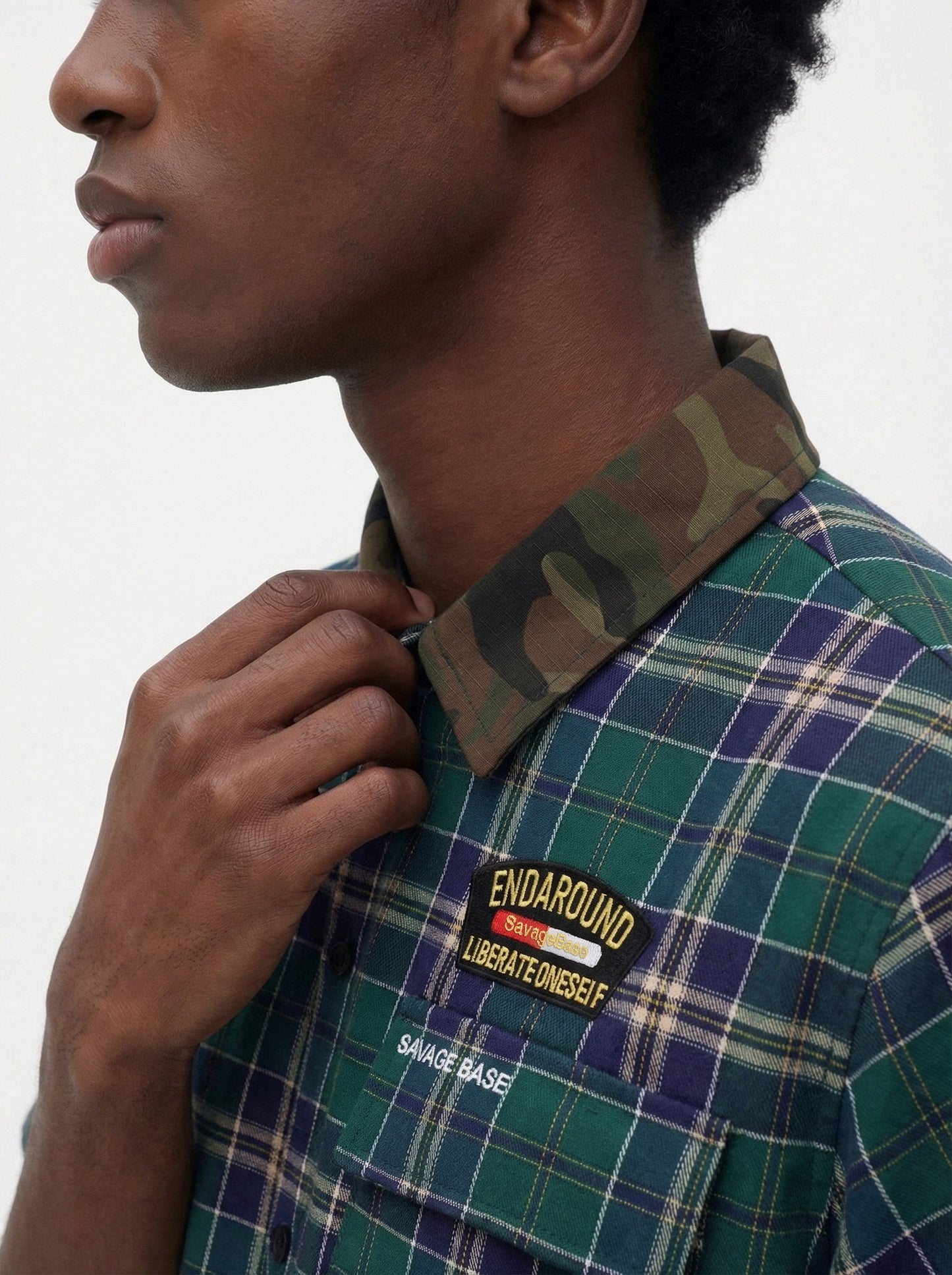 CapCabin “Savage Base” Plaid Shirt
