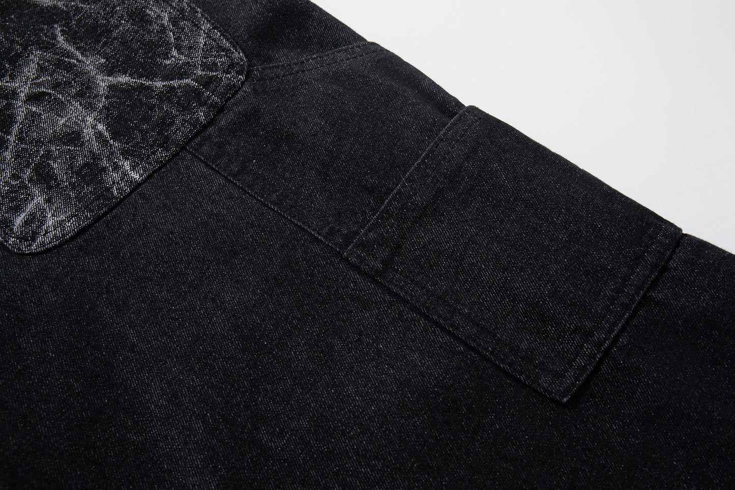 CapCabin Cracked Panel Wide-Leg Pants