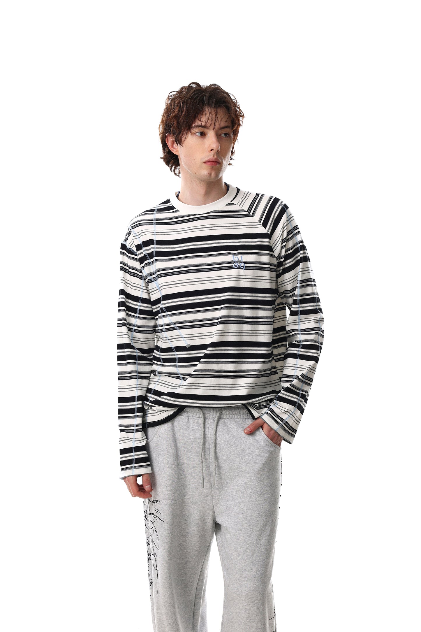 CapCabin Striped Long Sleeve Tee