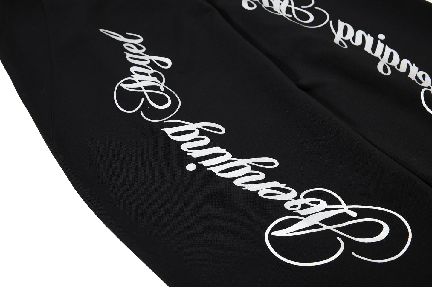 CapCabin Script Wide-Leg Sweatpants