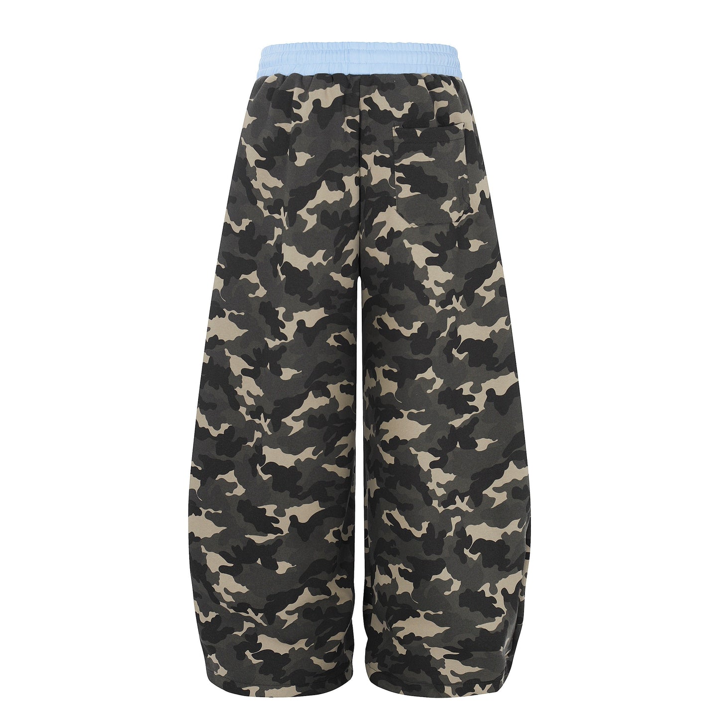CapCabin Graphic Camo Wide-Leg Sweatpants