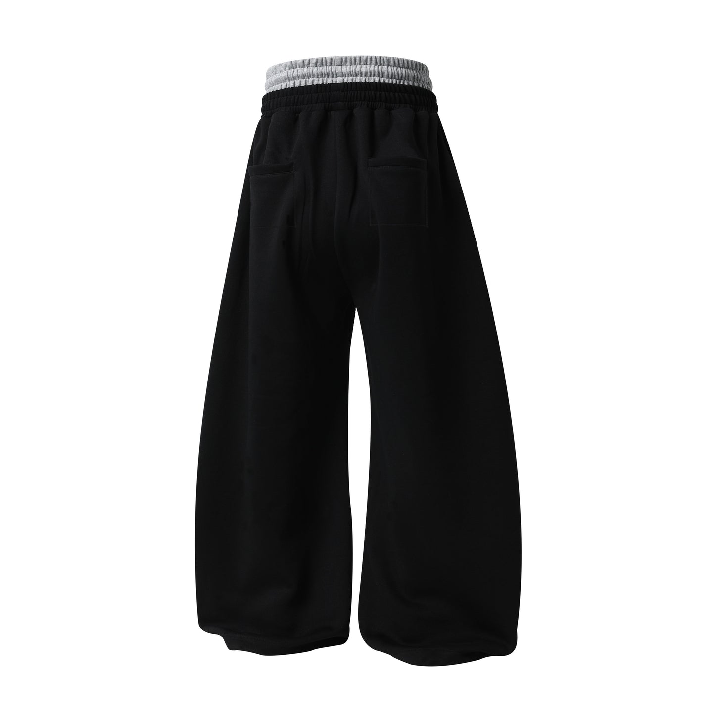 CapCabin 77 Patchwork Wide-Leg Sweatpants