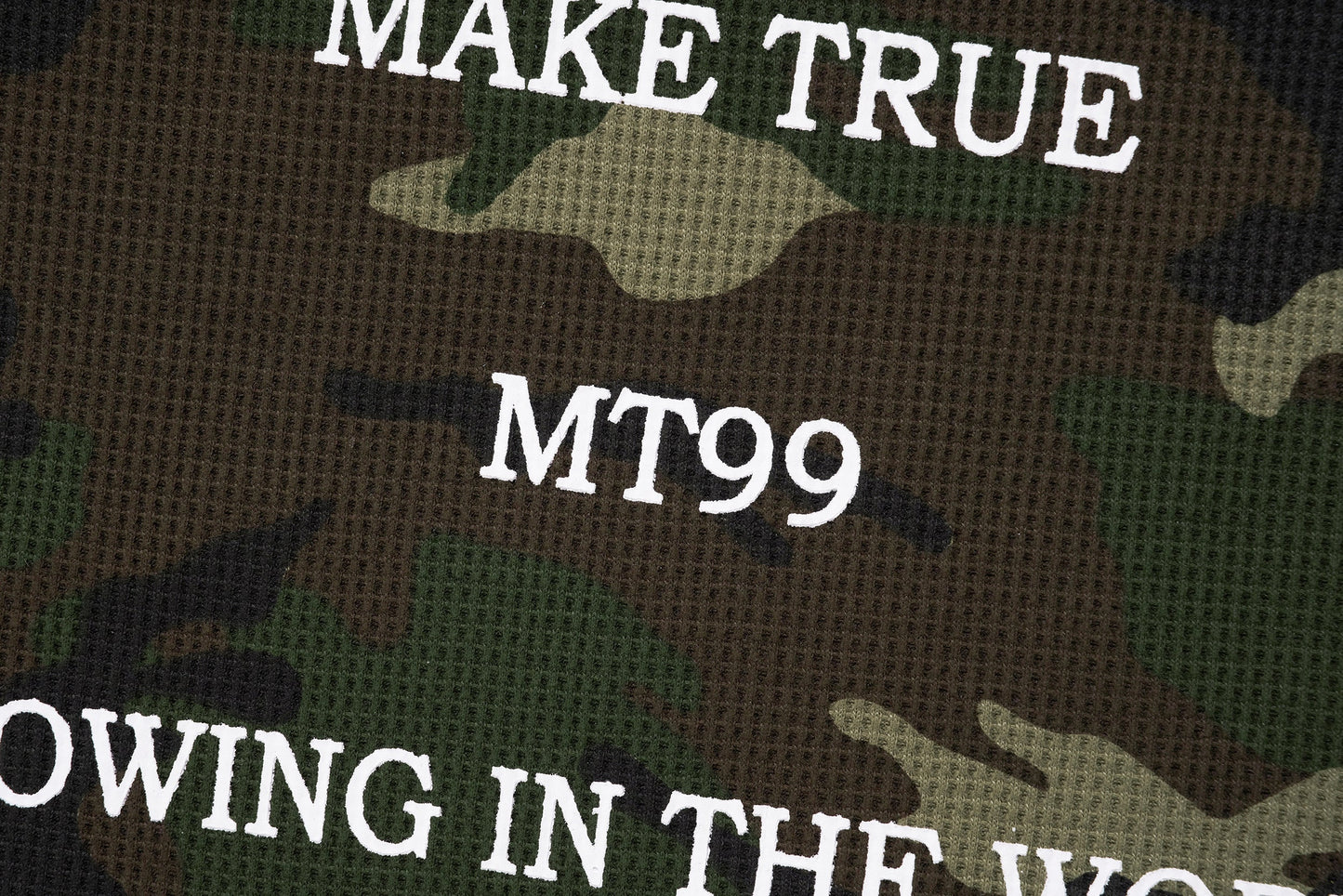 CapCabin Camo Text Graphic Longsleeve