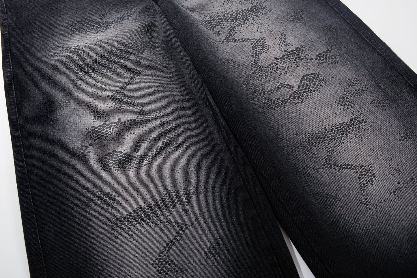 CapCabin Shadow Camo Wide-Leg Pants