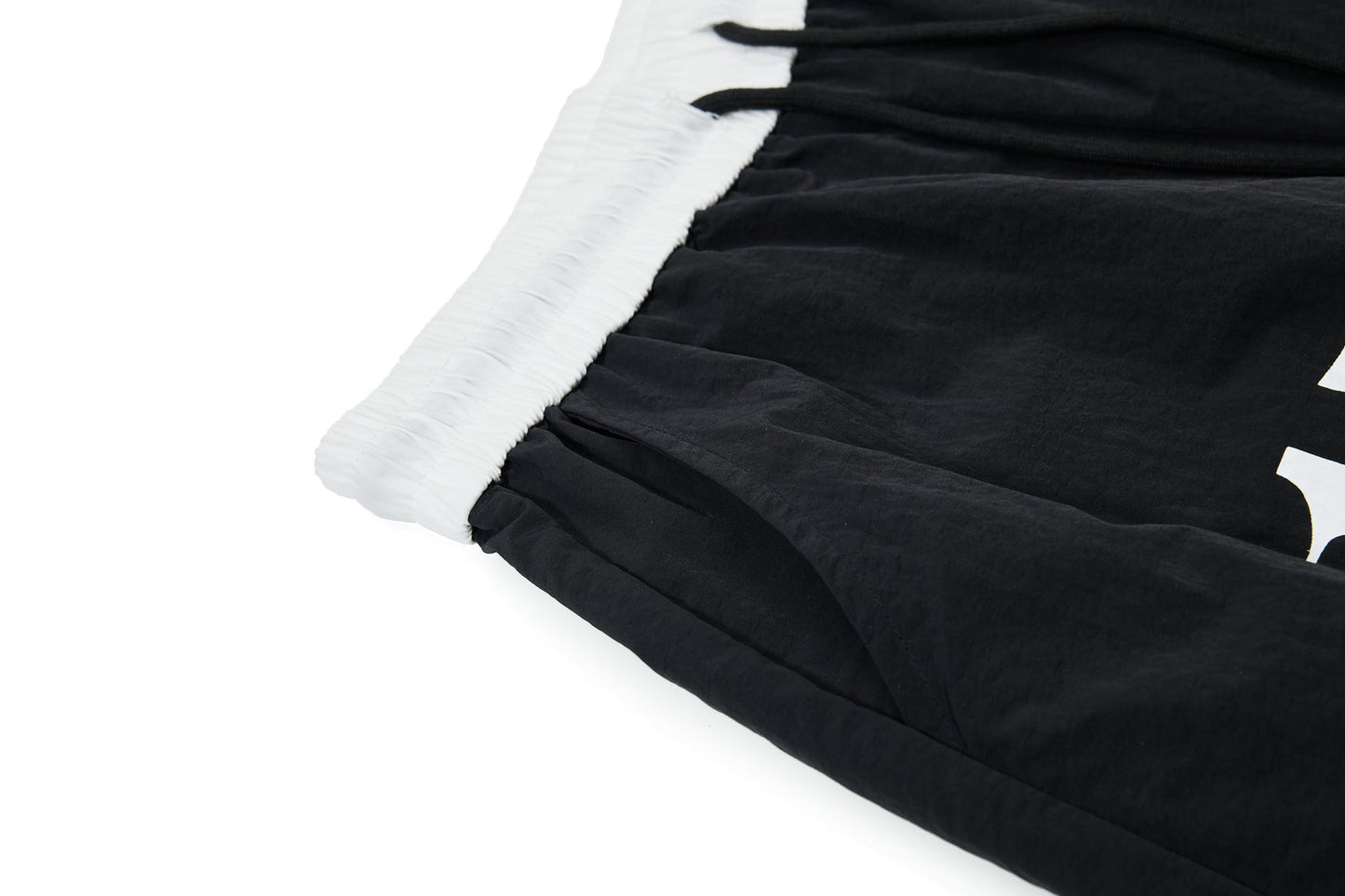 CapCabin Retro Script Wide-Leg Track Pants