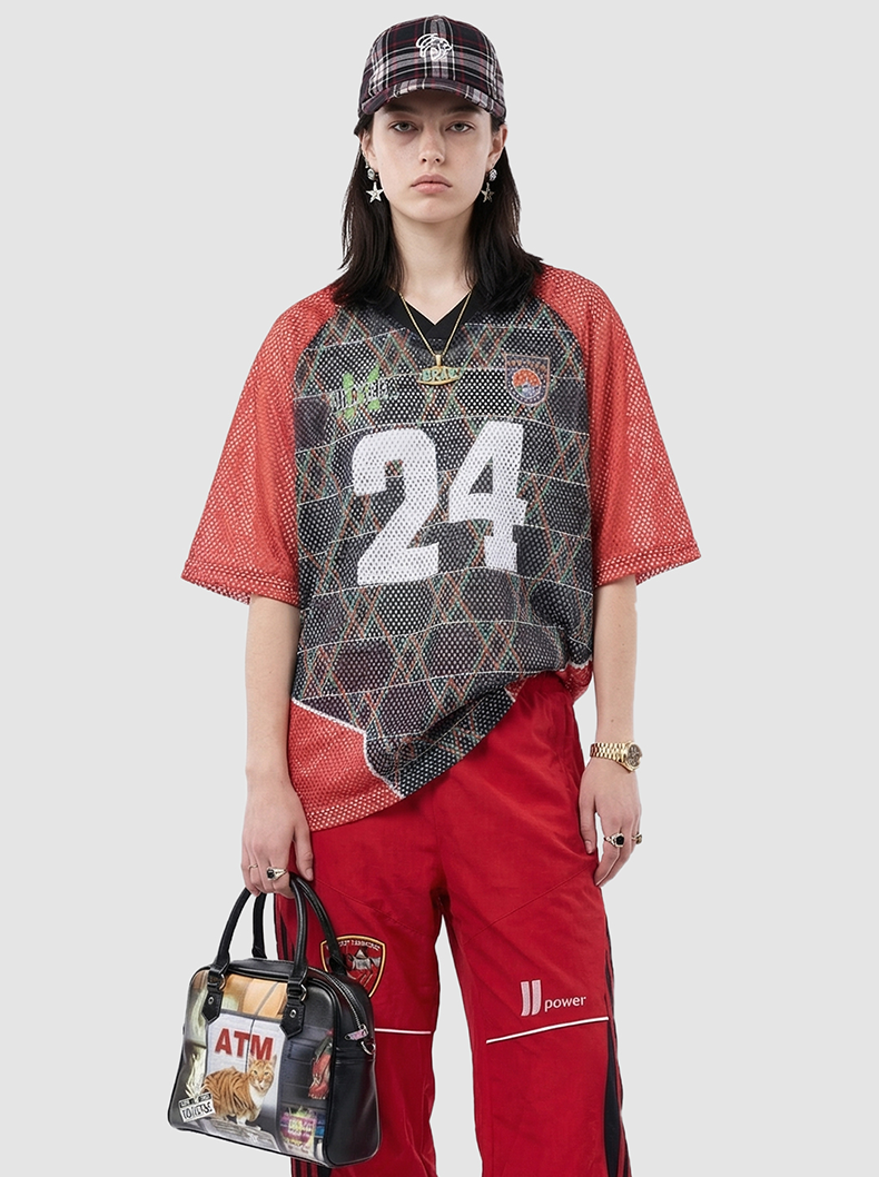 CapCabin “Varsity 24” Mesh Jersey T-Shirt