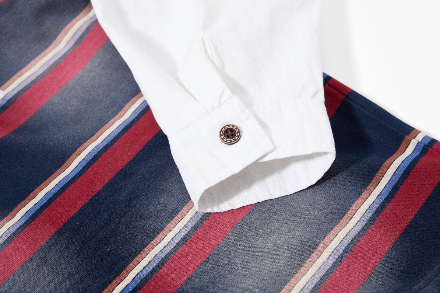 CapCabin Layered Stripe Polo Long-Sleeve