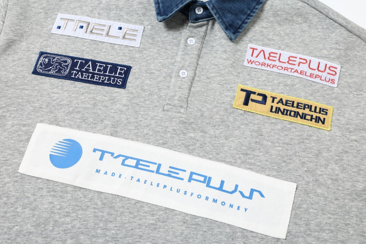 CapCabin Patchwork Polo Sweatshirt