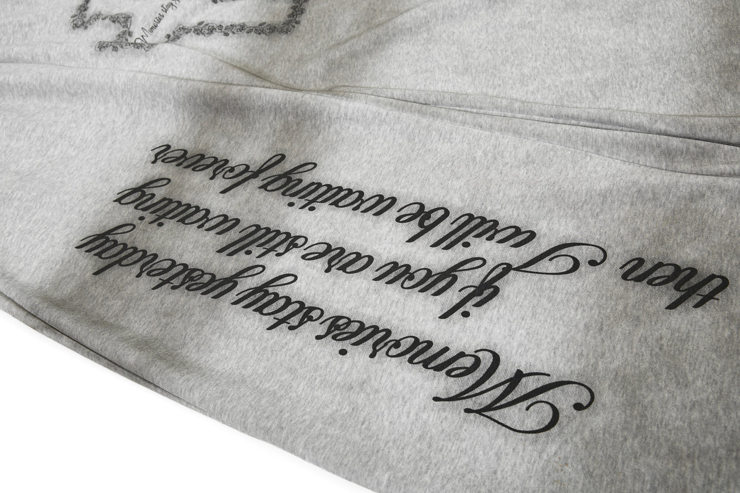 CapCabin Cross Script Wide-Leg Sweatpants