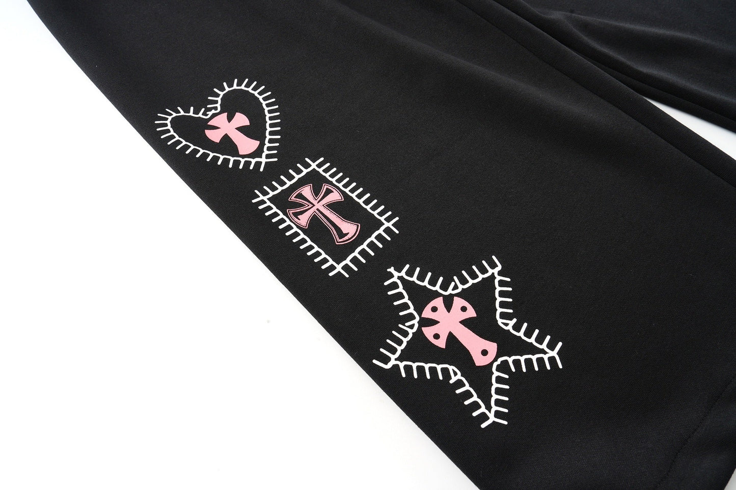 CapCabin Gothic Cross Graphic Sweatpants