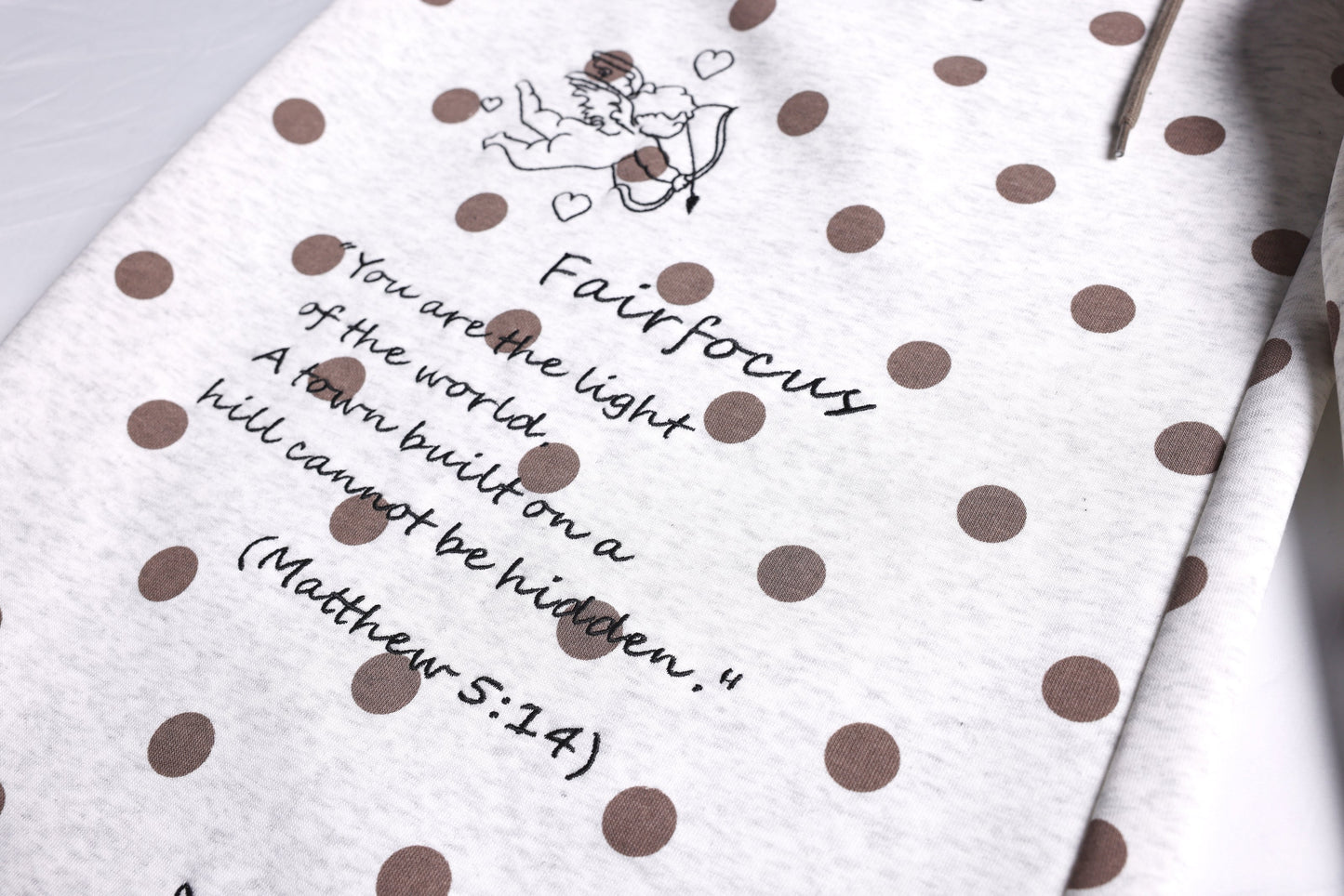 CapCabin Graphic Polka Dot Wide-Leg Pants