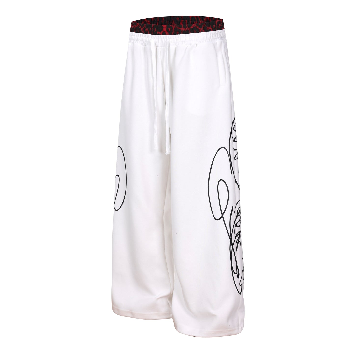 CapCabin Leopard Panel Sweatpants