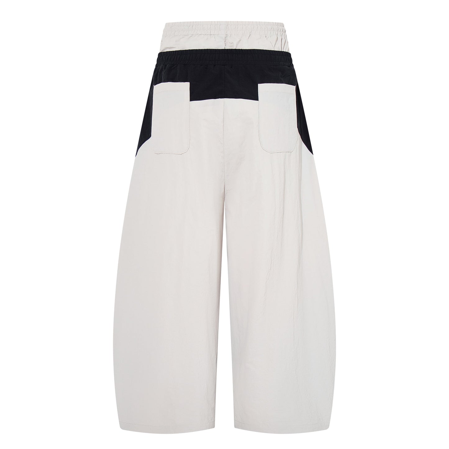 CapCabin Script Graphic Wide-Leg Track Pants
