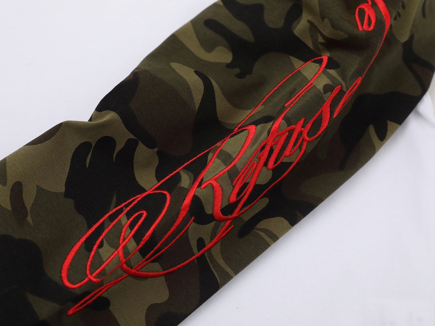 CapCabin Camo Sleeve Raglan Long Sleeve Tee