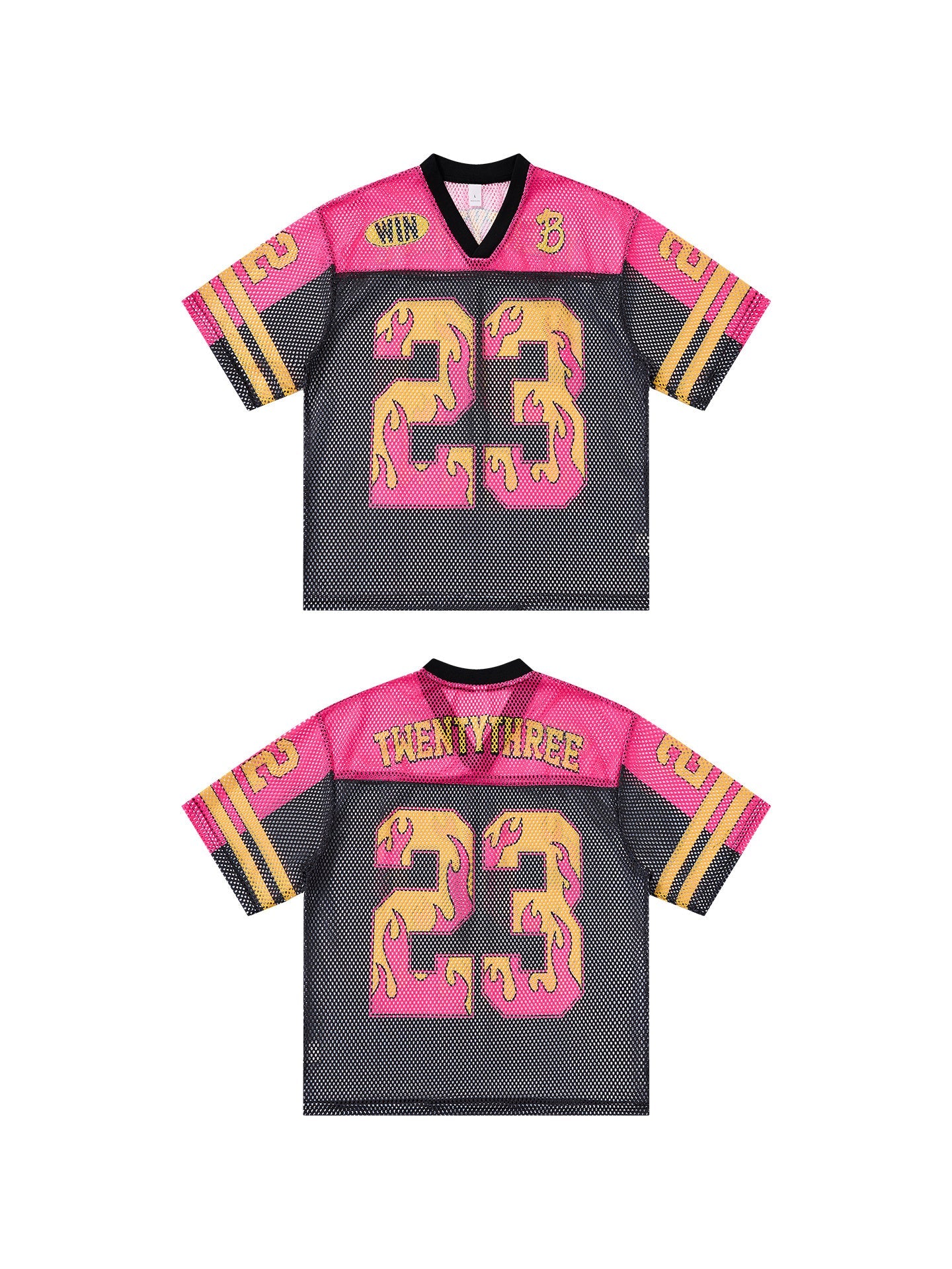 CapCabin “Flame 23” Mesh Jersey T-Shirt