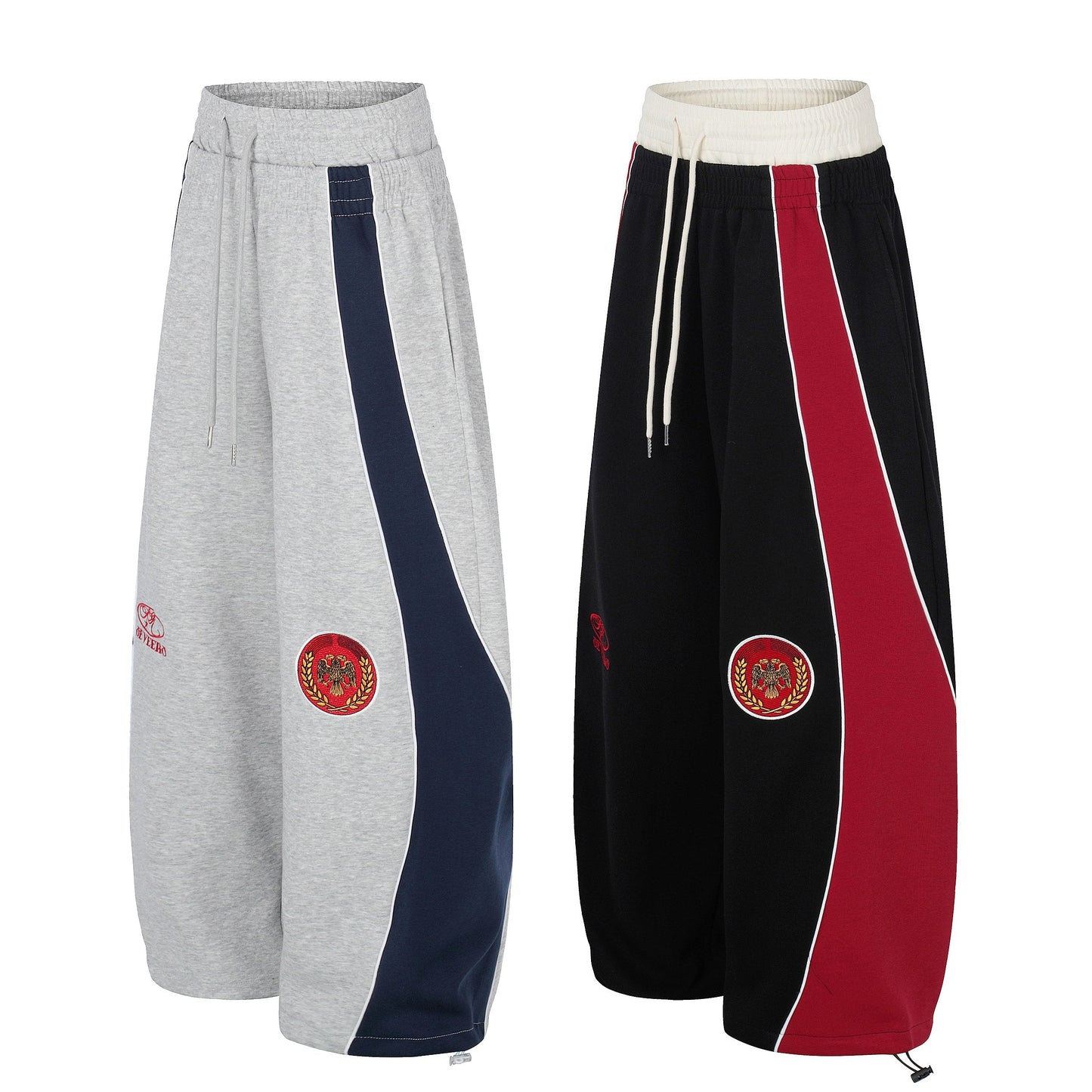 CapCabin Retro Crest Panel Sweatpants