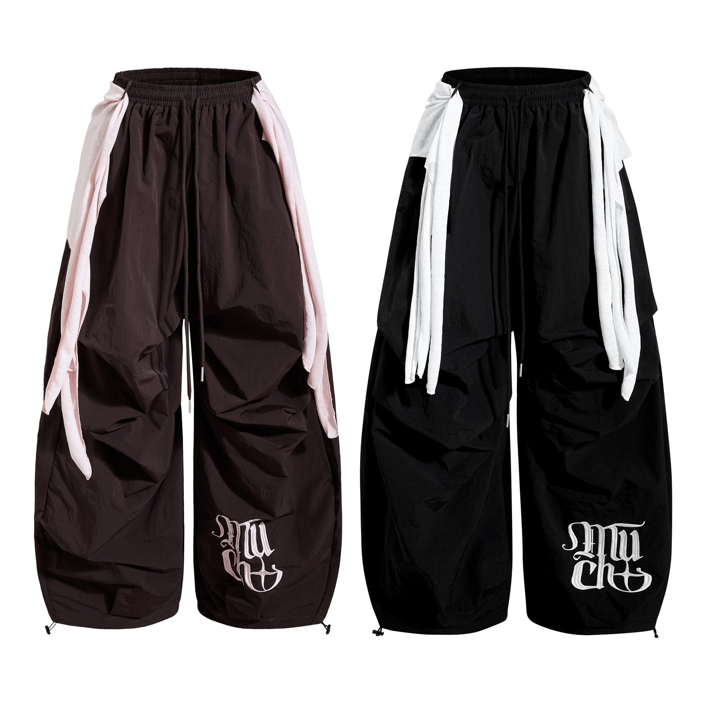 CapCabin Layered Utility Wide-Leg Pants