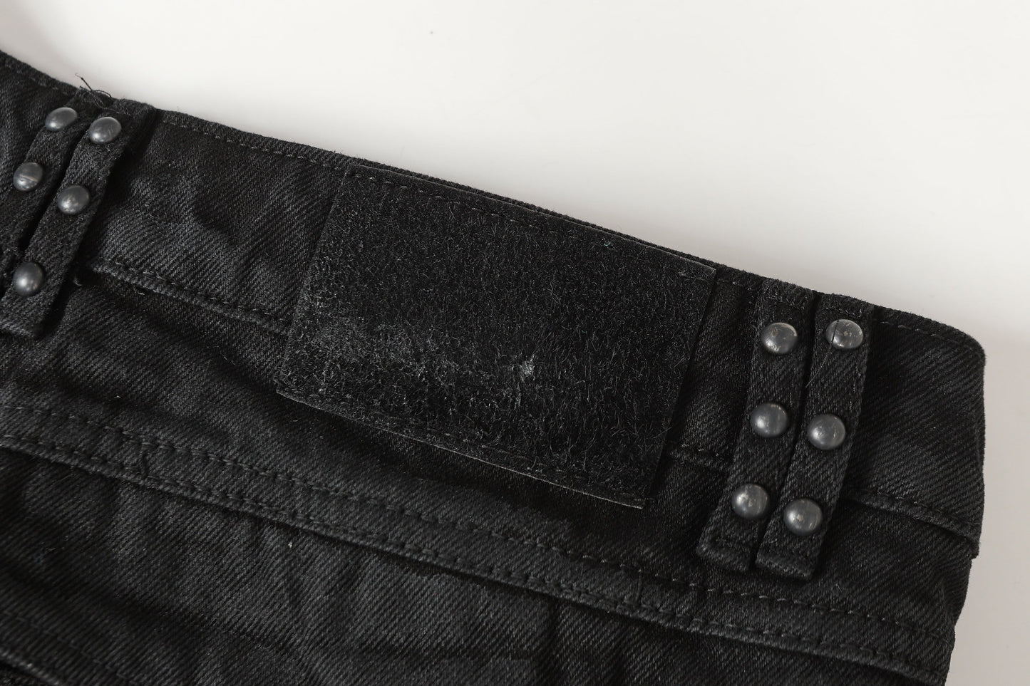 CapCabin Studded Panel Wide-Leg Jeans