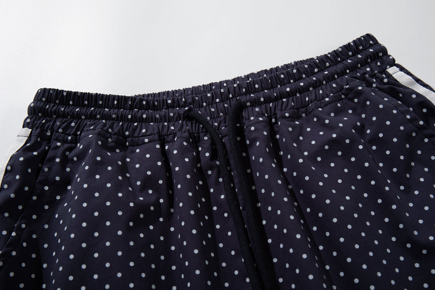 CapCabin “Polka Mesh Wide-Leg Pants”