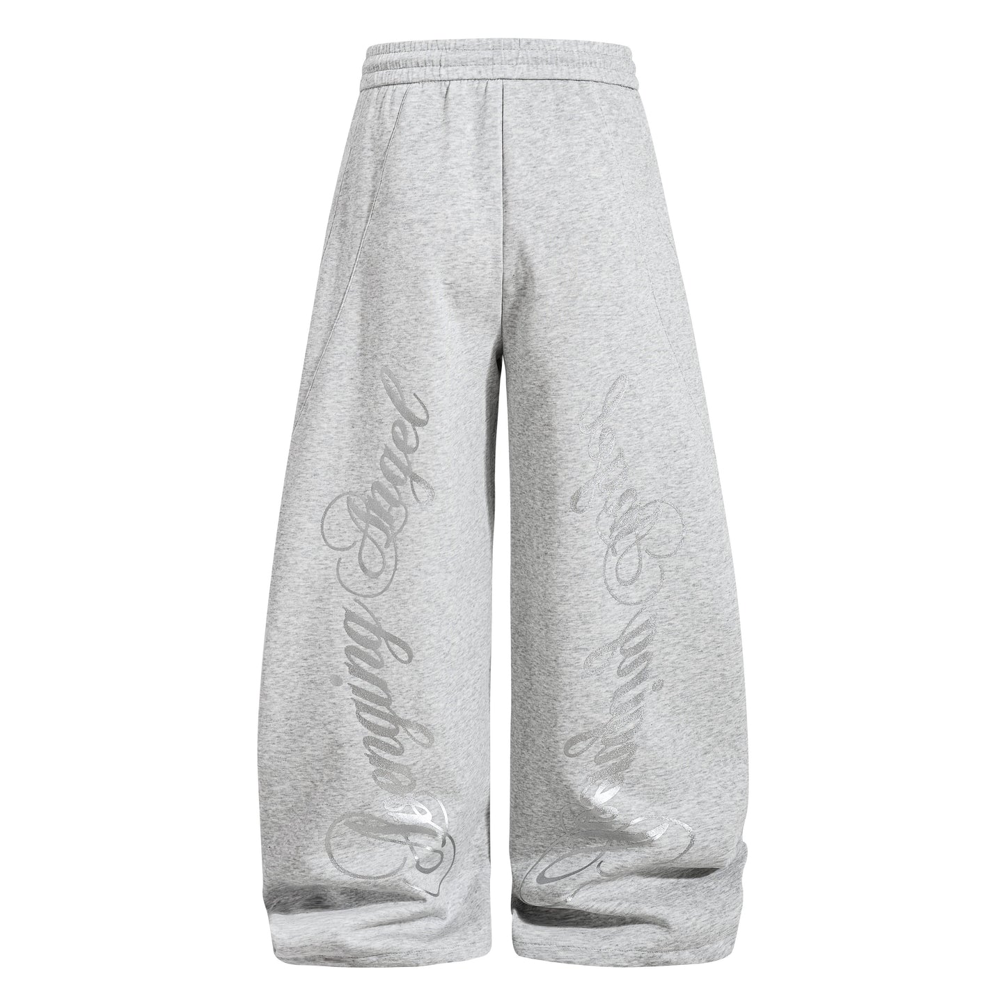 CapCabin Script Wide-Leg Sweatpants