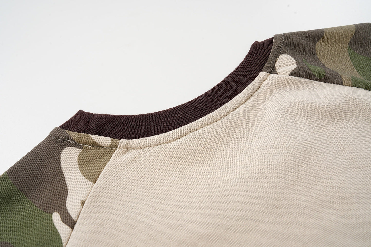 CapCabin “Never Lose Your Way” Camo Raglan T-Shirt
