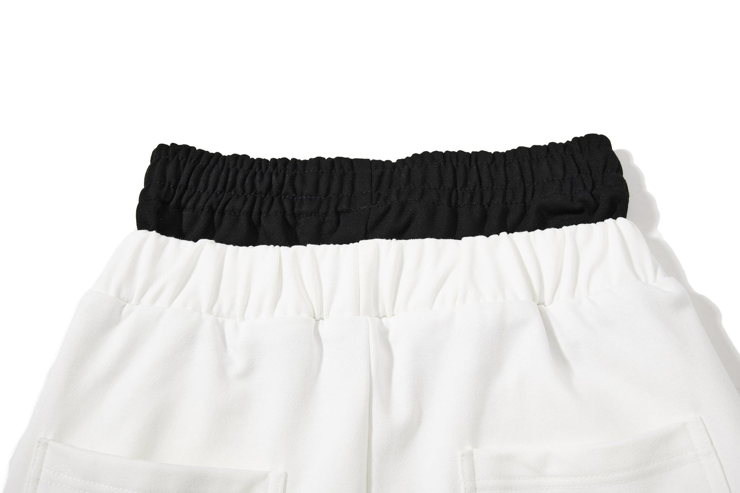 CapCabin “Distressed Panel Wide-Leg Sweatpants”