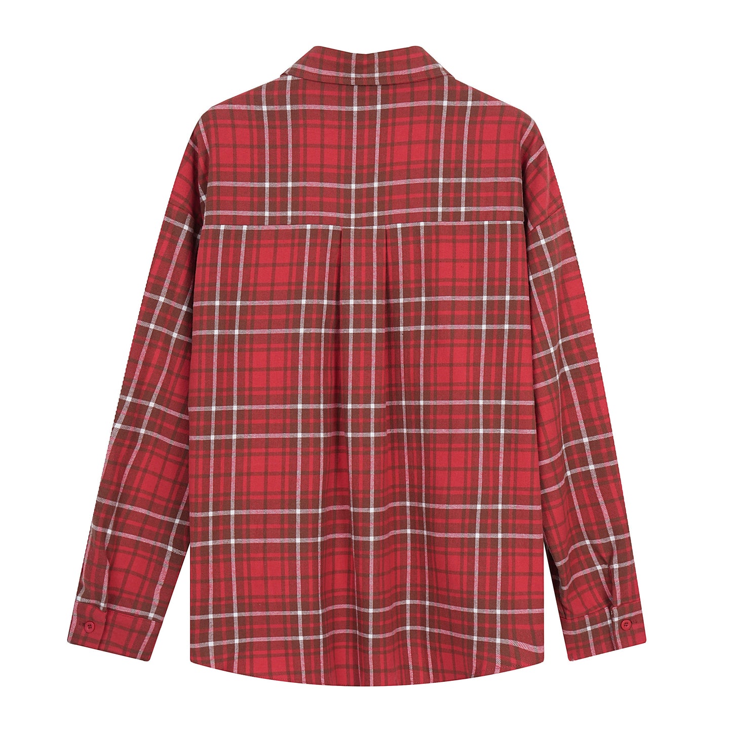 CapCabin Patchwork Plaid Button-Up Shirt