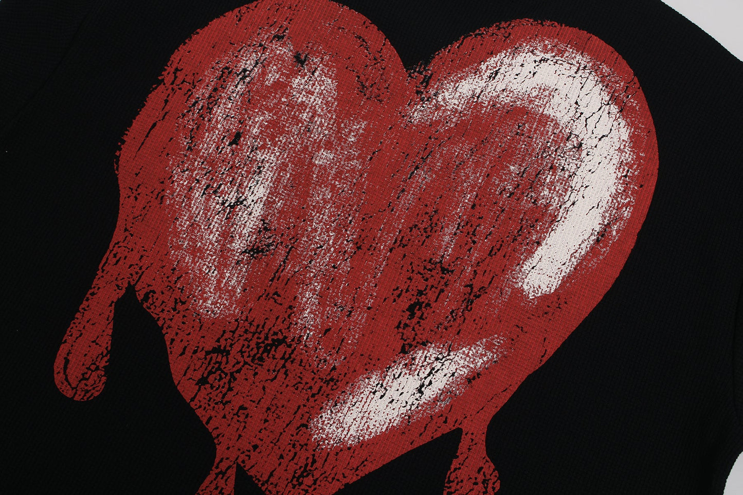 CapCabin Melted Heart Ribcage Graphic Tee