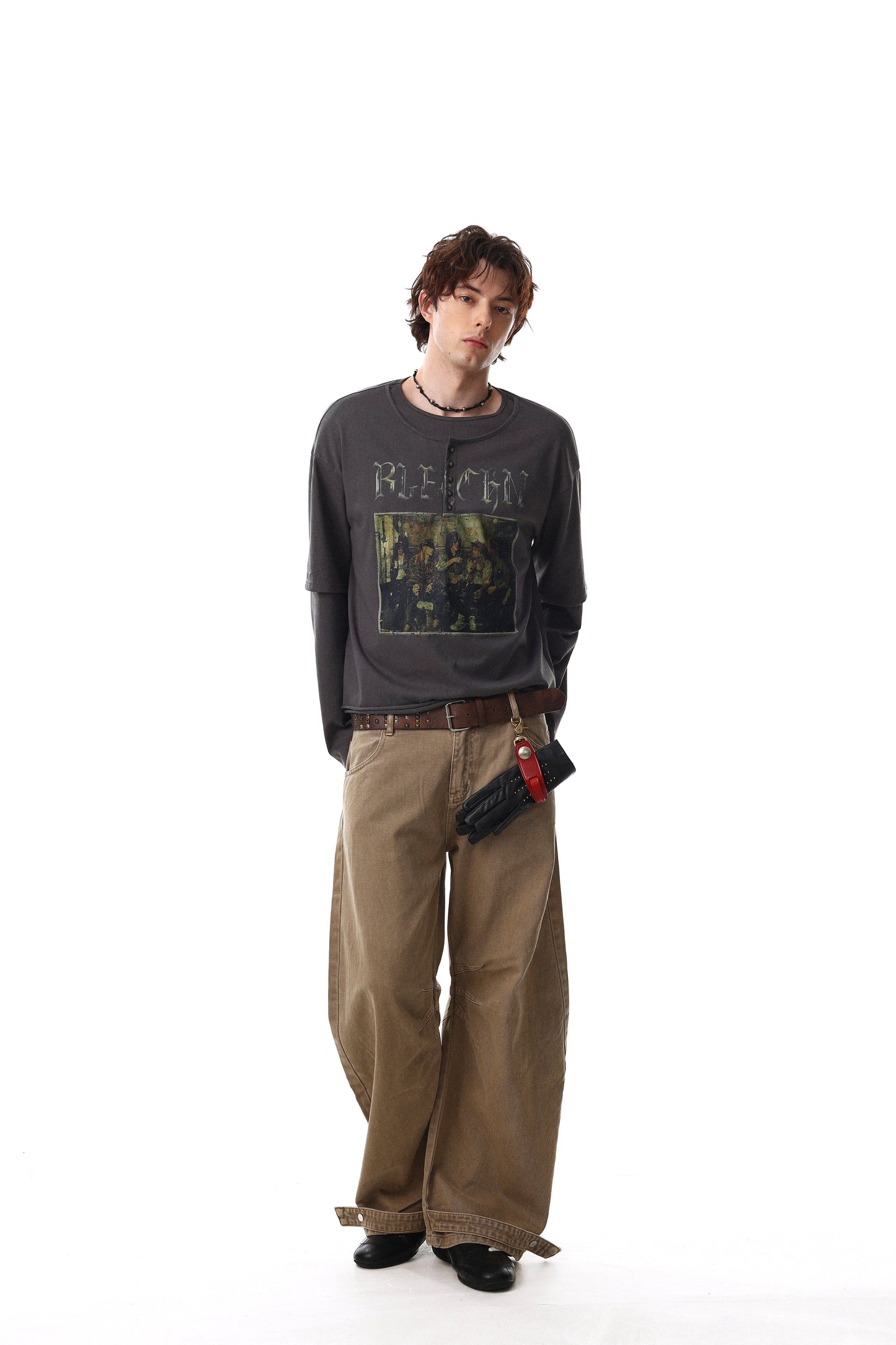 CapCabin Layered Graphic Long Sleeve Tee