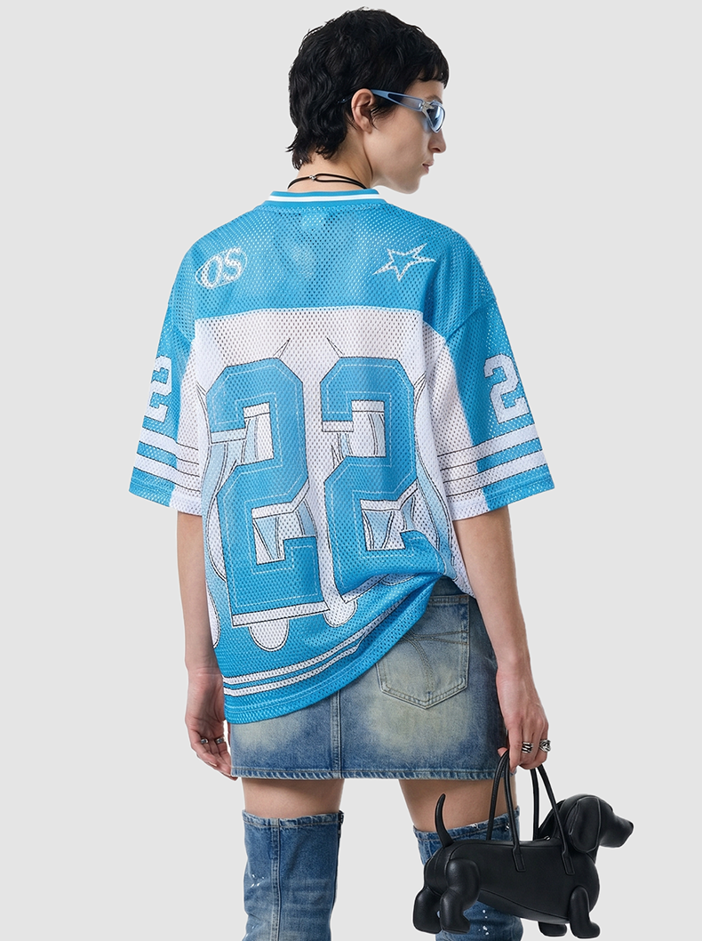 CapCabin “Eternity 22 Flame” Mesh Jersey T-Shirt