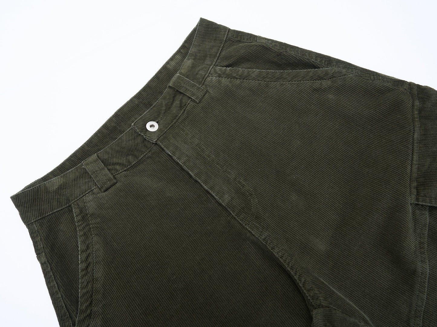 CapCabin Corduroy Utility Wide-Leg Pants
