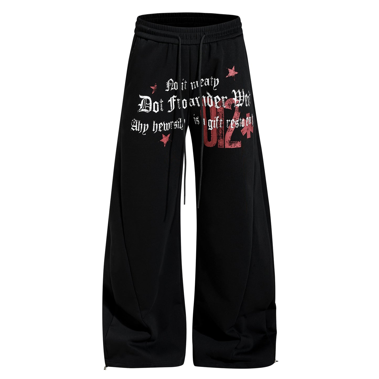 CapCabin Vintage Star Wide-Leg Sweatpants