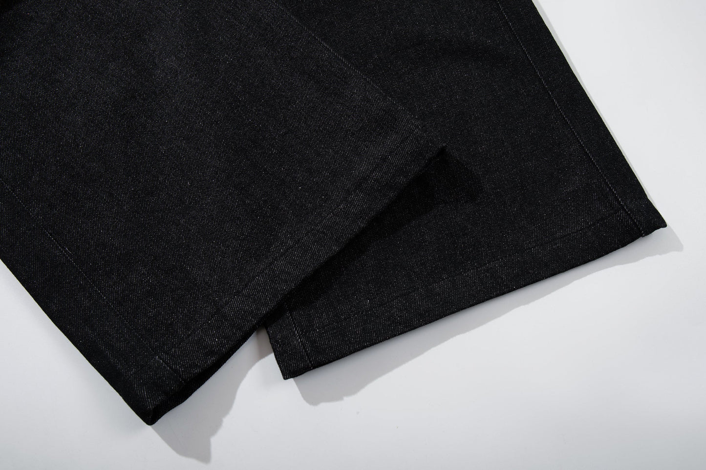 CapCabin Wide Leg Button Fly Denim Pants